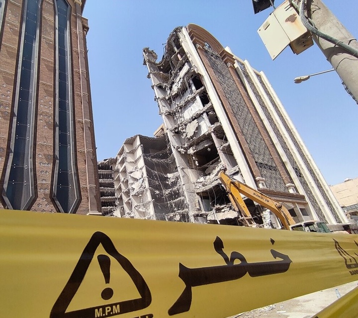 حمله سارقان به ساختمان متروپل آبادان / آهنآلات ساختمان مرگ به سرقت رفت