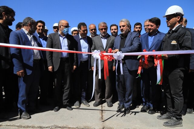 افتتاح واحد تولیدی آهک در خرانق اردکان