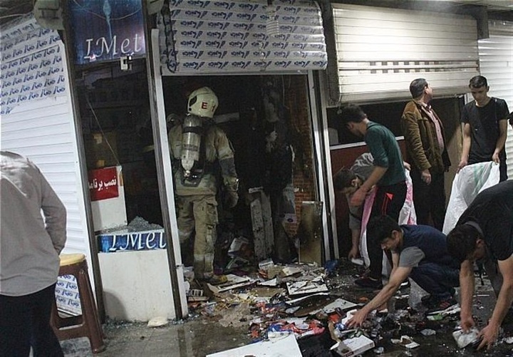 جزئیات آتش سوزی در پاساژ علاءالدین تهران