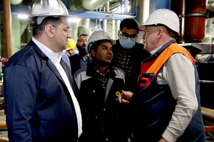 مراحل پایانی راه‌اندازی کارخانه فولادسازی غدیر نی‌ریز + عکس
