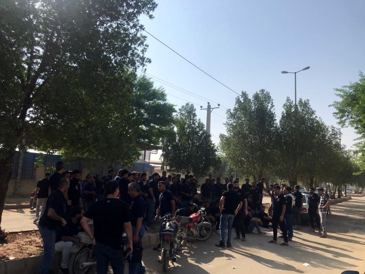 تجمع کارگران «فولاد پارس هفت تپه»