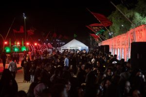 گردهمایی هزاران نفر از خانواده کارکنان فولاد خوزستان در شب اربعین حسینی