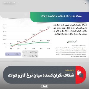 افزایش ۲۴ برابری نرخ گاز، زنگ خطر برای فولاد ایران