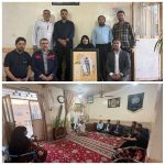 دیدار مدیران و کارکنان شرکت فولاد اکسین خوزستان با خانواده شهید مدافع حرم حمید تقوی‌فر
