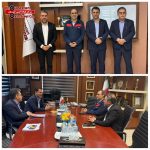 نشست مشترک مدیر شعب بانک مسکن خوزستان و مدیرعامل شرکت فولاد اکسین خوزستان