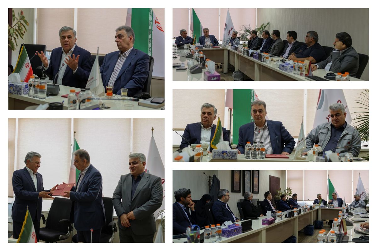 تأکید بر تداوم مسیر توسعه و تکمیل طرحهای راهبردی در مراسم تودیع و معارفه مدیرعامل صبانور