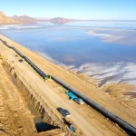 آیین افتتاحیه ابرپروژه انتقال آب دریا به صنایع اصفهان با حضور وزیر صنعت، معدن و تجارت برگزار شد